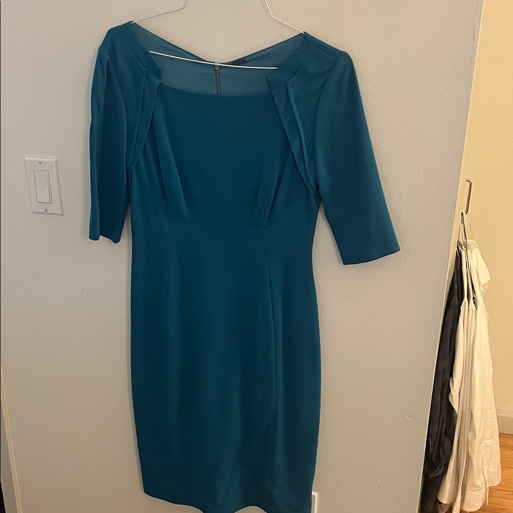 Elegant Teal Elie Tahari Women's Dress